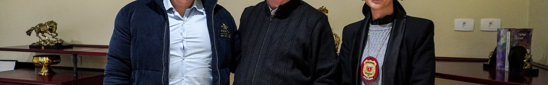 Delegados da Polícia Civil visitam a Coagru para fortalecer laços com a comunidade 