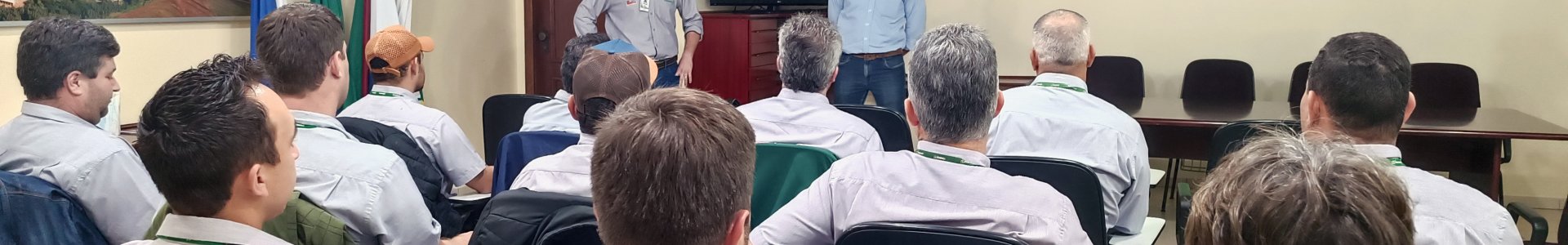 Departamento veterinário em treinamento técnico comercial