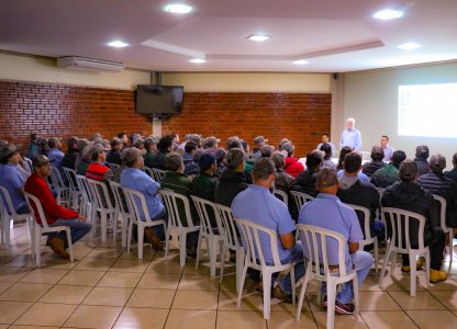 Reunião Recebimento de Safra realizada com Setor de Transporte e Logística da Coagru