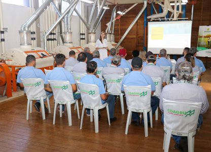 Coagru realiza capacitação em BPF para colaboradores do Moinho de Trigo