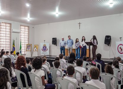 Projeto educativo da Coagru orienta crianças sobre consumo consciente