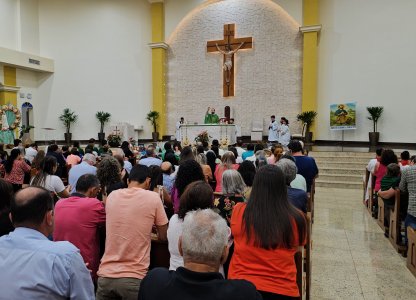 Missa da colheita em Campina da Lagoa