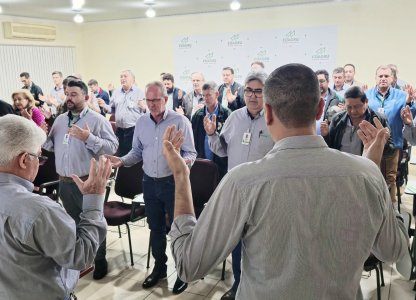 Reunião da Diretoria Executiva da Coagru com Gerentes e Supervisores