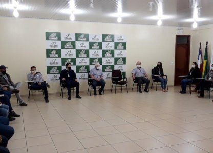 Reunião com técnicos da avicultura