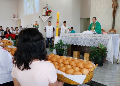 REALIZADA CELEBRAÇÃO EM AÇÃO DE GRAÇAS PELA COLHEITA EM ANAHY