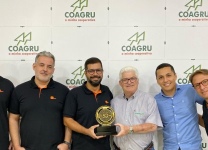 Coagru recebe representantes do Banco Itaú para reunião estratégica