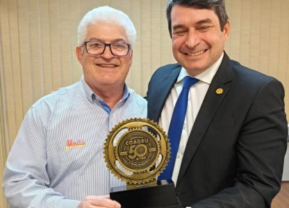 Presidente da Coagru visita dr. Ferdinando Scremin Neto