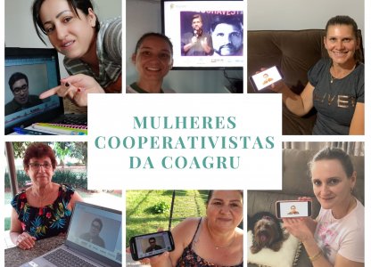 Coopermulher da Coagru participa de Encontros Virtuais