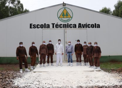 Retomados os treinamentos na Escola Técnica Avícola da Coagru