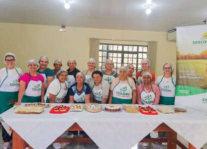 Doces sabores e cooperação marcam curso de Culinária do Coopermulher
