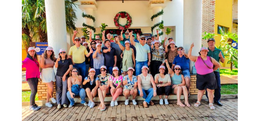 Viagem ao Termas Águas do Verê encanta associados da Coagru