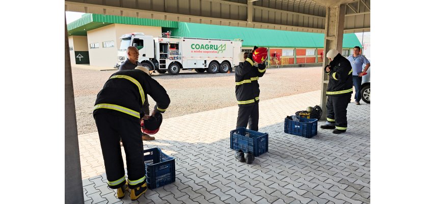 Coagru promove reciclagem para brigadistas