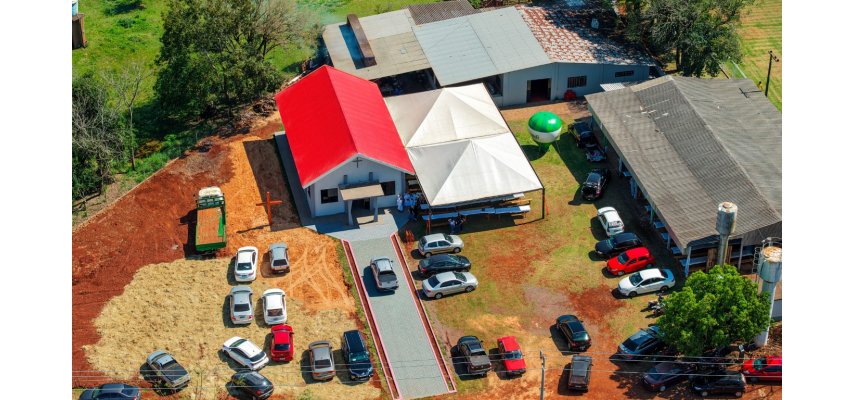 Coagru na reinauguração da Capela São José em Anahy