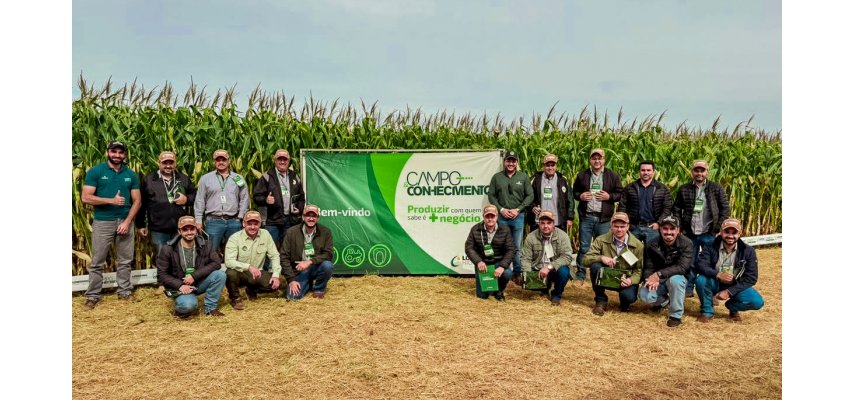 Equipe técnica da Coagru acompanha tendências e soluções para o milho