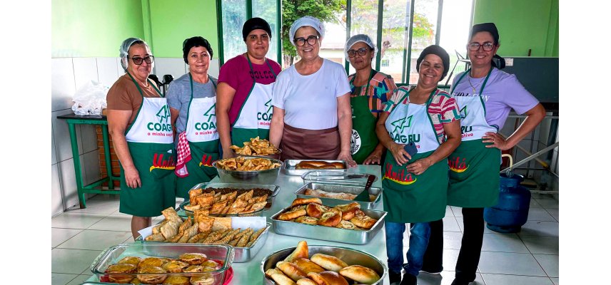 Cozinha Italiana e Salgados Folheados: tema de cursos para o Coopermulher