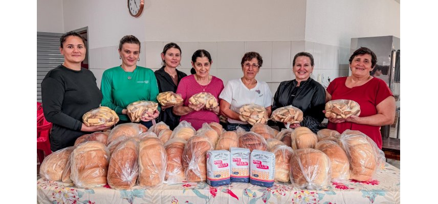 CooperMulher São João transforma solidariedade em pães e bolachas para instituições de Ubiratã