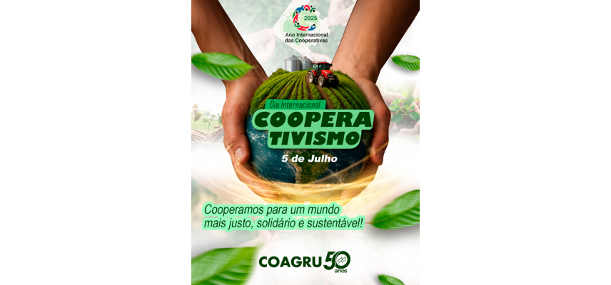 5 de julho, Celebramos o Dia Internacional do Cooperativismo!