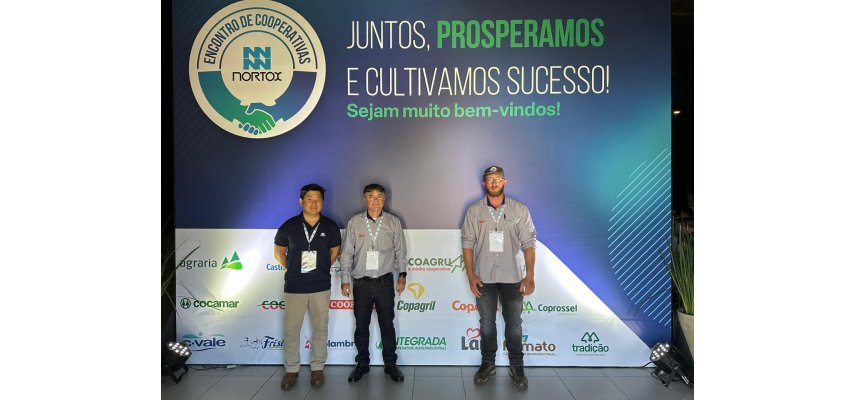 Coagru participa de encontro de cooperativas e visita a estrutura da Nortox