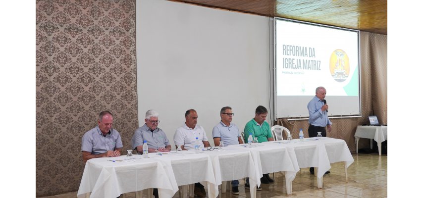 Coagru participa de reunião e visita guiada na Paróquia Santo Antônio de Ubiratã