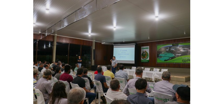 Tecnologia no campo: associados da Coagru são premiados por alta produtividade