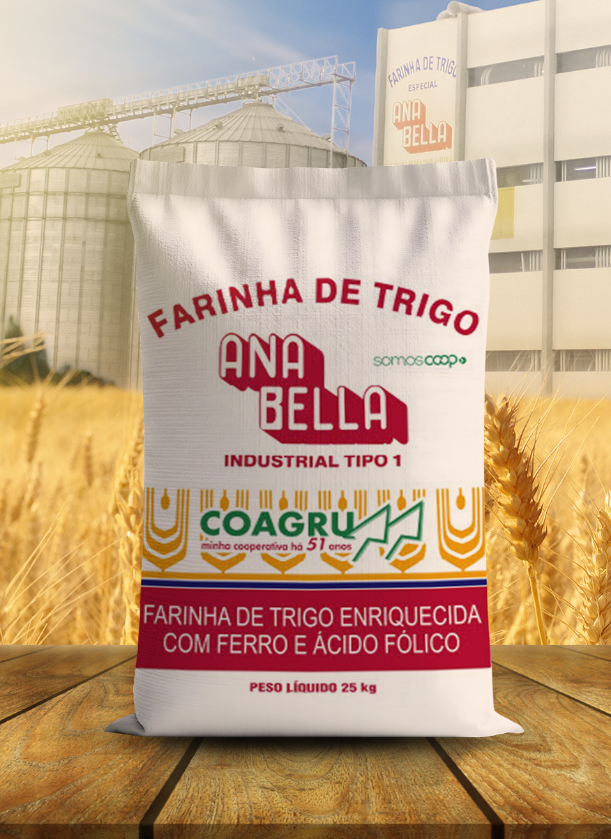 Farinha de Trigo Anabella Industrial Tipo 1 25kg